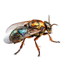 Insect hyper detailed very hight quality isolated background  AI generated illustration