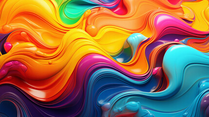 Obraz premium Abstract colorful waves background