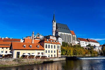 Obraz premium Medieval town of Cesky Krumlov, South Bohemia, Czechia.