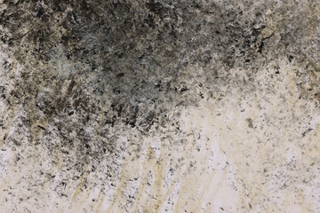 Fondo di colore oro, bianco e grigio; puntini e pennellate, spazio per testo