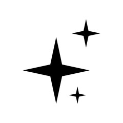 Simple Aesthetic Winter Christmas shining magic star icon in trendy style. Modern shapes vector symbol. Linear pictogram pack for web apps and mobile concept