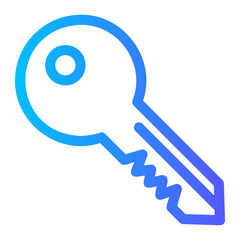 key gradient icon