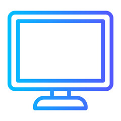 monitor gradient icon