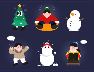 Christmas illustration sauce