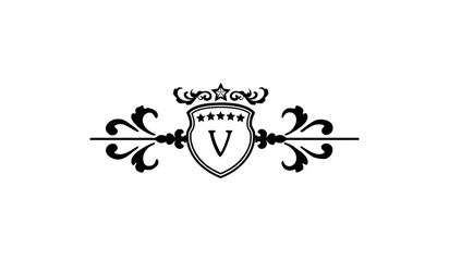 Luxury Anniversary Card Logo V