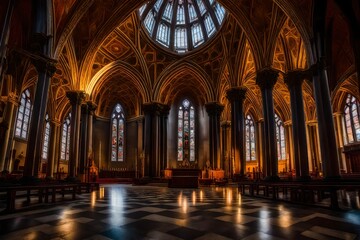 the cathedral of st peter and paul at sun rise, church