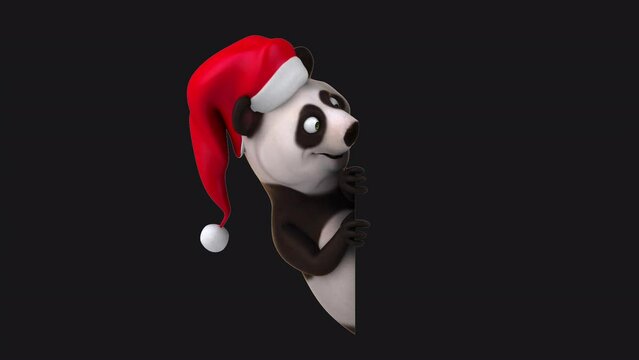 Fun 3D cartoon panda (with alpha channel included)