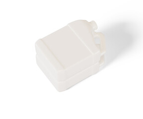 Jerrycan plastic packaging container realistic texture shiny or glossy render with 3D