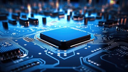 Circuit board, Transfer of digital data, Numerous digital data calculations, Flow of information.