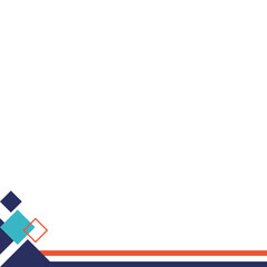 Geometric Business Footer