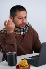 Task-Oriented Man Working on PC