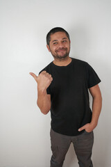 Positive Portrait: Smiling Man with a Neutral Background