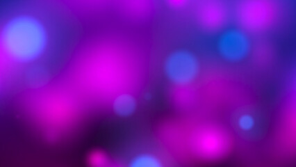 Abstract blurred tone color lights background. Colorful blurry particles bokeh effect background. Moving bokeh, defocus, blur, blinking light.