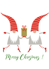 cartes de noel, merry christmas, 2024, gnomes de noel, noël, carte, vecteur, cadeau, vacances, illustration, père noël, dessin animé, célébration, hiver, content, joyeux, conception, saluer, fun, art,