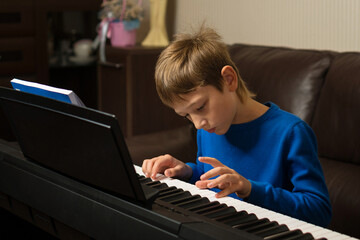 Young Pianist in Deep Focus