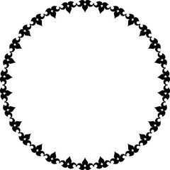 vector frames black on a white background