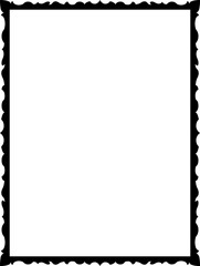 vector frames black on a white background