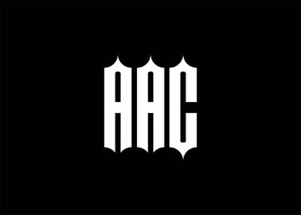 AAC initial monogram letter business logo