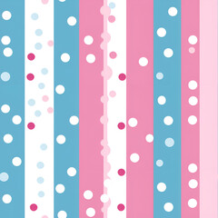 seamless pattern with dots,pink,illustration,texture,art,fabric,decoration,Ai generated 