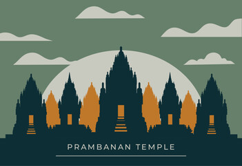Prambanan temple background