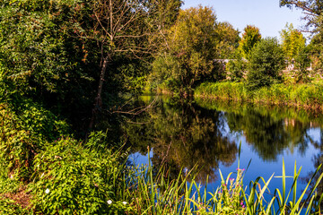 Rio Arnoia en el municipio de Allariz.