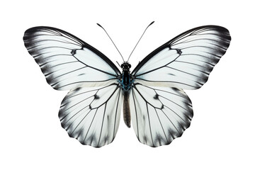Elegant Butterfly Suspended -on transparent background