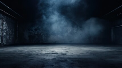 Dark street asphalt abstract dark blue background empty space