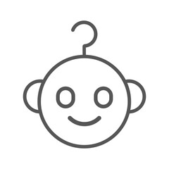 Child in arms. Love family concept vector illustration design icon