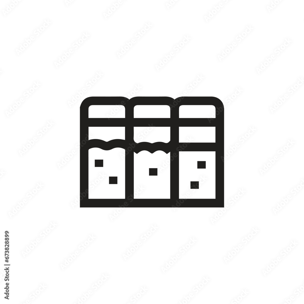 Poster species icon vector. linear style sign for mobile concept and web design. species symbol illustratio
