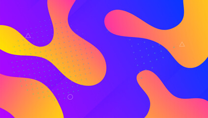 Modern Shape. Rainbow Concept. Violet Trendy Cover. Wavy Futuristic Illustration. Technology Flyer. Fluid Screen. Flat Dynamic Banner. Art Landing Page. Lilac Modern Shape