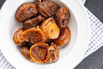 fig dried fruit smoked meal eating cooking food snack on the table copy space food background rustic top view