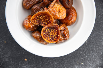 fig dried fruit smoked meal eating cooking food snack on the table copy space food background rustic top view