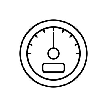 recommend clip art: speedometer icon. outline icon