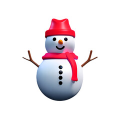 snowman with hat