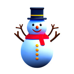 snowman with hat