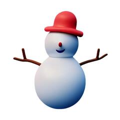 snowman with hat
