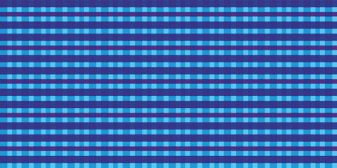 Background check texture of plaid vector textile and blue seamless patterned fabric