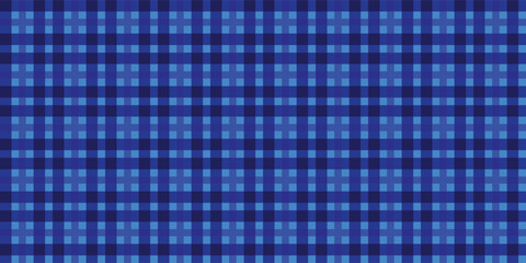 Blue tartan plaid pattern