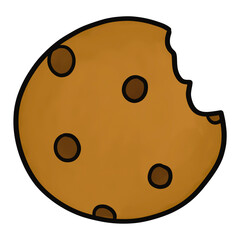Choc Chips cookies cartoon