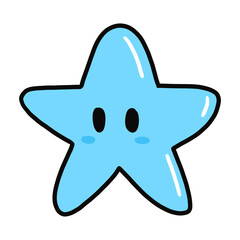 blue sniny star
