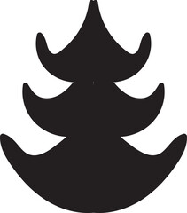 Fototapeta premium Christmas Tree Outline, Christmas Ornaments Svg, Tree Christmas Svg, Christmas ClipArt, Pine Tree ClipArt, Christmas tree bundle