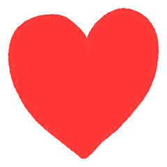 Red Heart cartoon icon