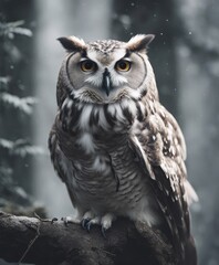 Fototapeta premium Owl Photography Stock Photos cinematic, wildlife, owl, eagle, for home decor, wall art, posters, game pad, canvas, wallpaper