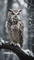 Fototapeta premium Owl Photography Stock Photos cinematic, wildlife, owl, eagle, for home decor, wall art, posters, game pad, canvas, wallpaper