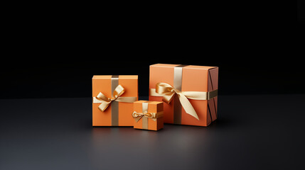 christmas gift boxes, Black Friday gift box material, background material