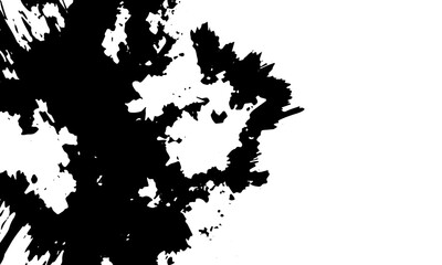 Fototapeta premium Grunge old detailed black abstract texture. Vector background..