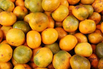 fresh and bright orange fruit background