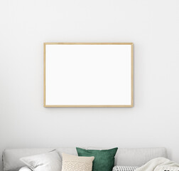 Mockup frame modern living room