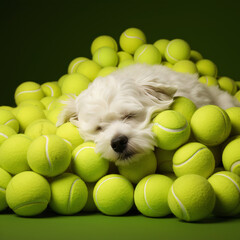 dog with ball