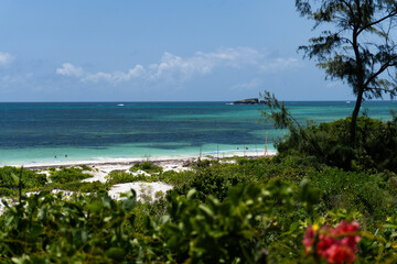 Strand von Watamu an der Küste des Indischen Ozeans in Kenia